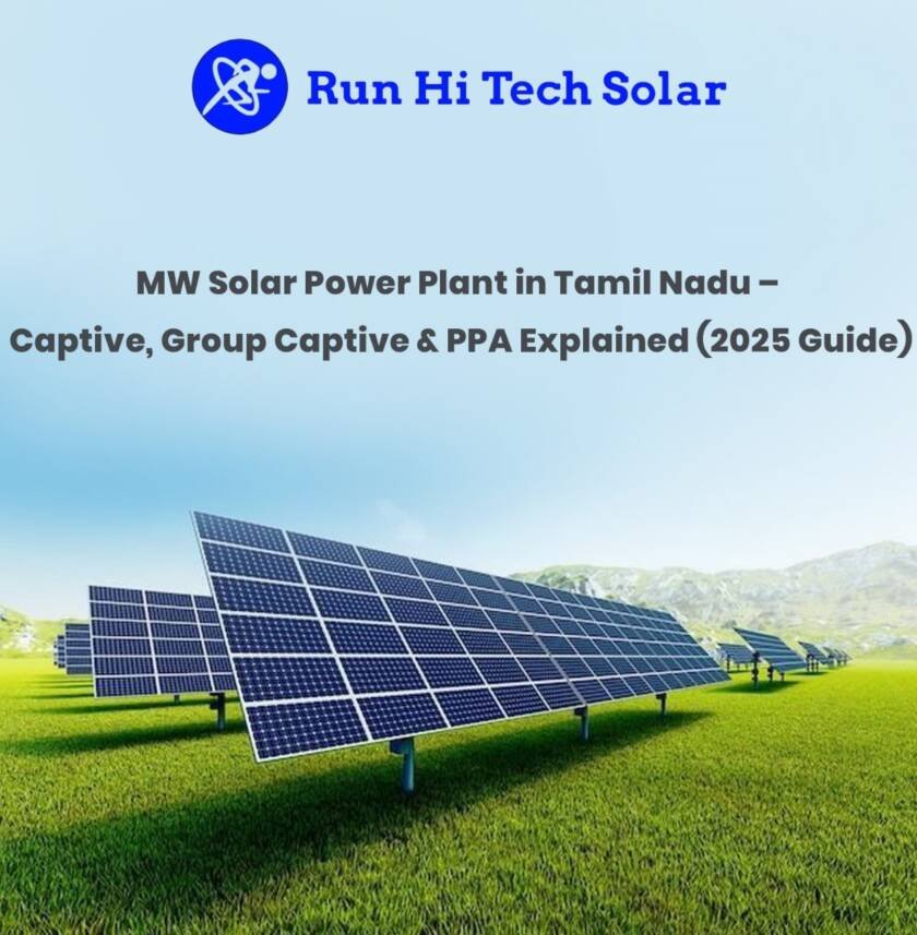 Captive and Group Captive Solar Projects Tamil Nadu